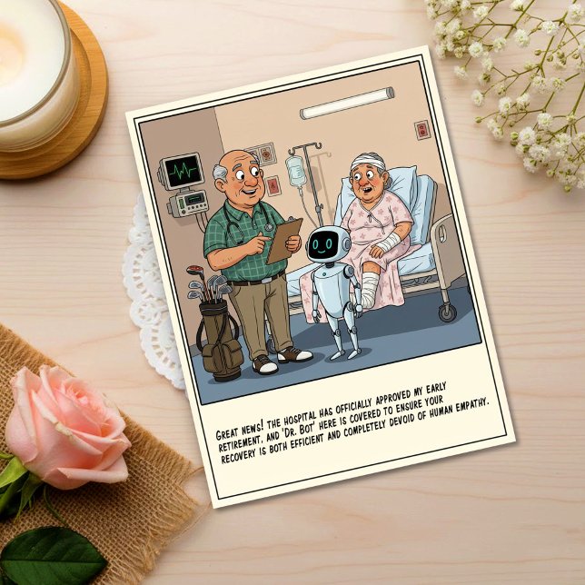 Postal Golf Doctor Introduces Robot Assistant Get Well (Subido por el creador)