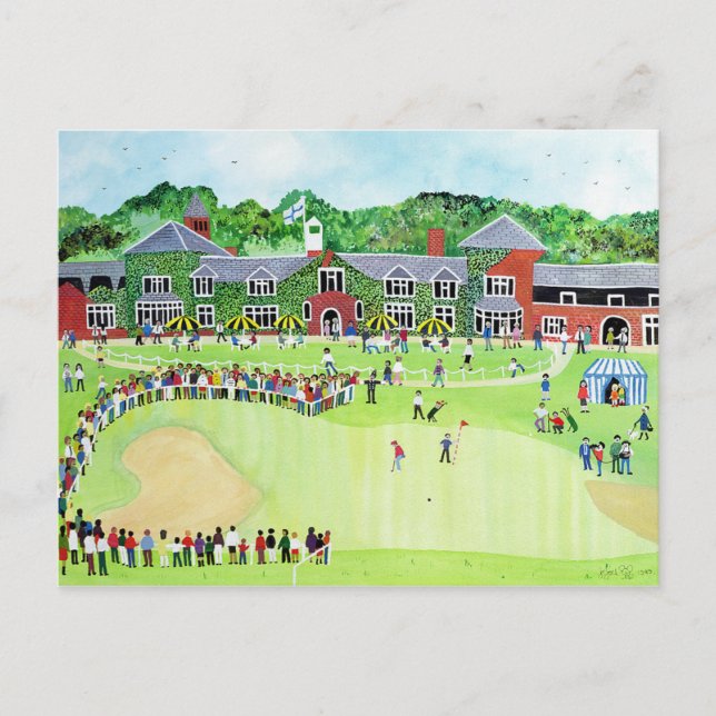 Postal Golf en el campanario (Anverso)