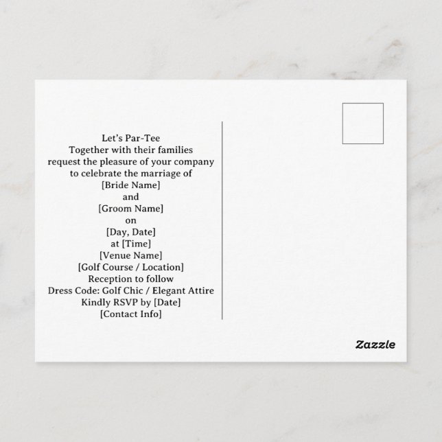 Postal Golf golf flag on heart shape on putting green (Reverso)