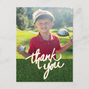 Postal Golf Gracias Crea tu propio fotógrafo