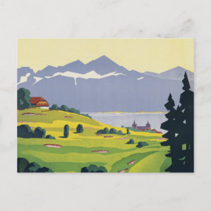 Postal Golf Lausanne Suiza