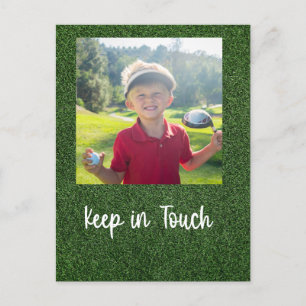 Postal Golf Mantente en contacto crea tu propia foto