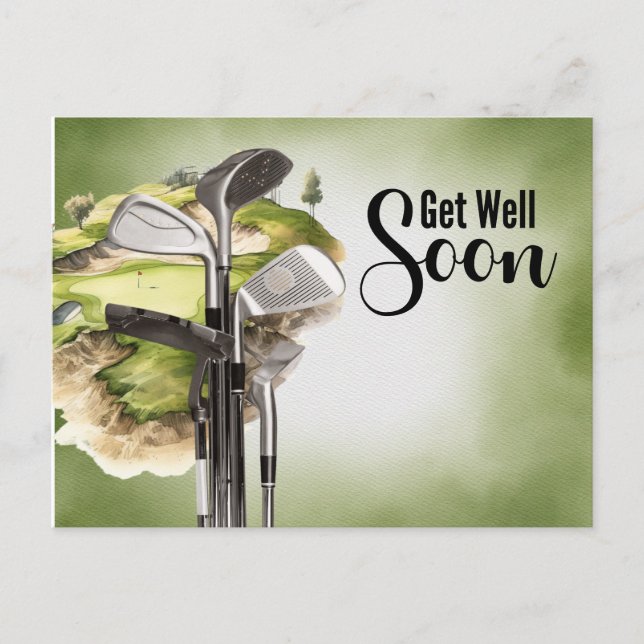Postal Golf Mejora pronto golfista  (Anverso)
