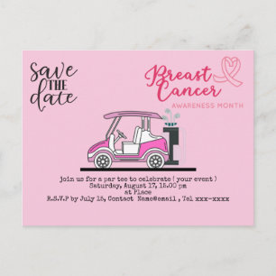 Postal Golf salva la fecha Conciencia sobre el cáncer de 