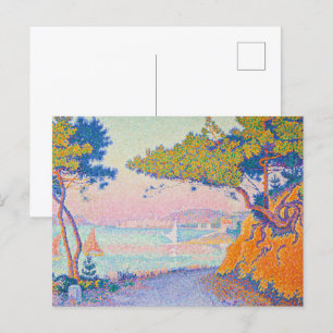 Postal Golfe Juan Paul Signac