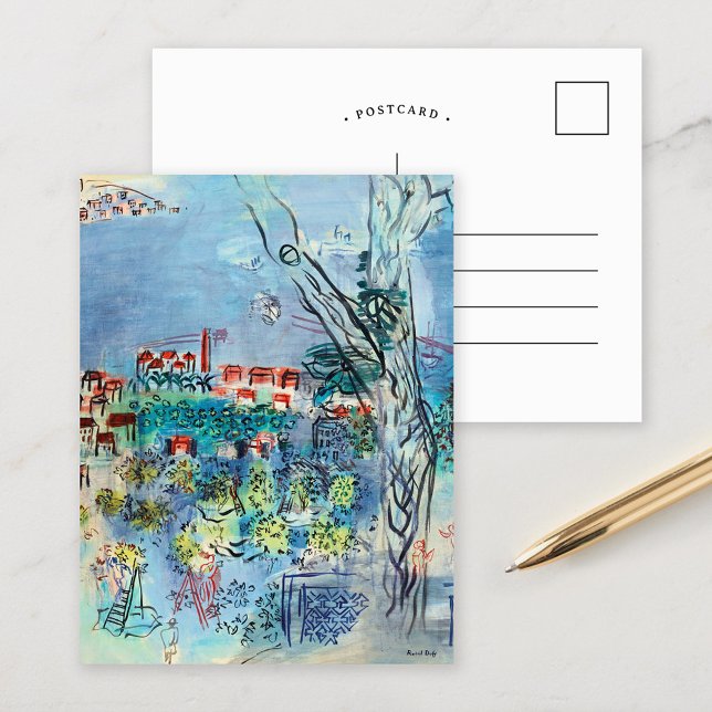 Postal Golfe-Juan | Raoul Dufy (Subido por el creador)