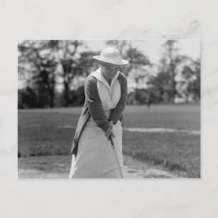 Postal Golfing femenino, época de los 1910