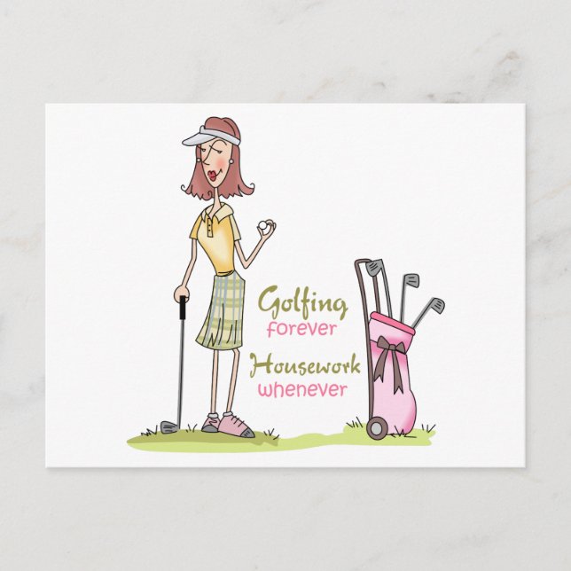 Postal Golfing Forever (Anverso)