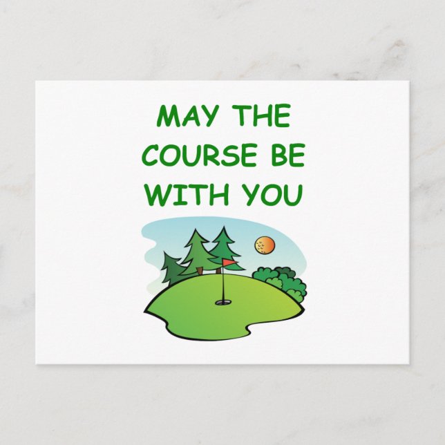 Postal golfista (Anverso)