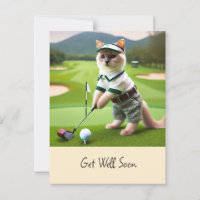 Golfista juega golf para que los amantes de los ga