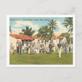 Postal Golfistas de Coral Gables Florida
