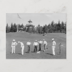 Postal Golfistas de White Mountains, 1910