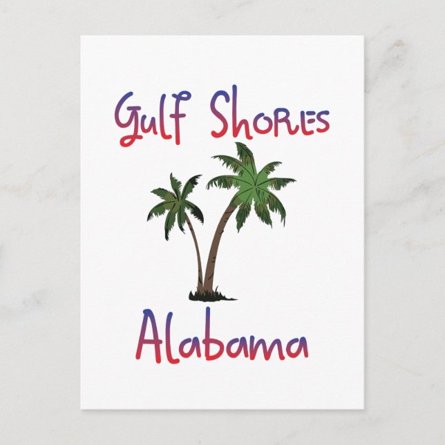 Postal Golfo de Alabama (Anverso)