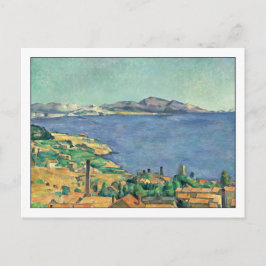 Postal Golfo de Marsella por Paul Cezanne