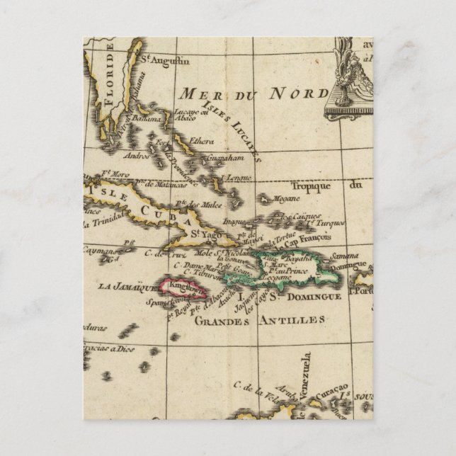 Postal Golfo de México, Islas del Caribe (Anverso)