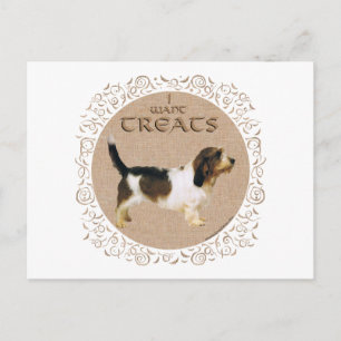 Postal Golosinas para Petit Basset Griffon Vendeen
