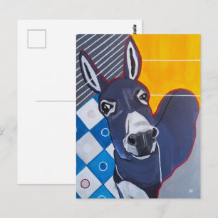 Postal Golpe de Burro Pintura de Alfred Fox