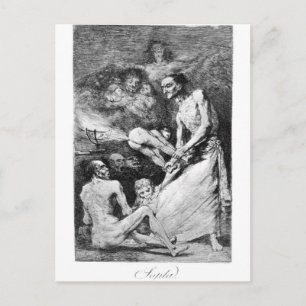 Postal Golpe de Francisco Goya