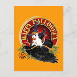 Postal Golpe en el ratón blanco nocturno