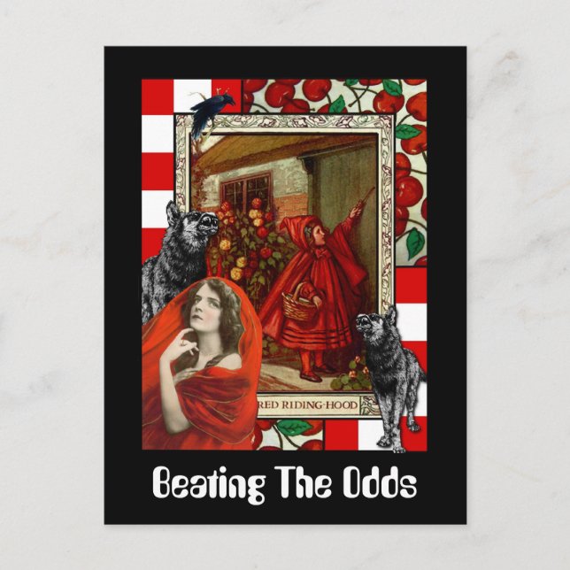 Postal Golpeando A Las Odds (Anverso)