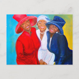 Postal Golpeando una mancha