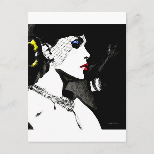 Postal Golpear una cadera (Anverso)