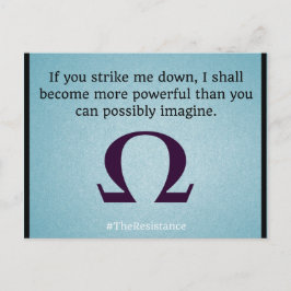 Postal Golpearme hacia abajo