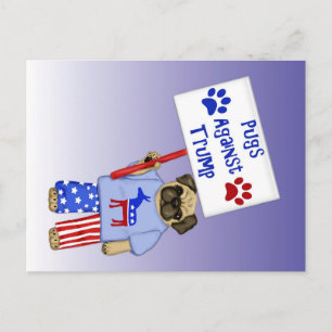 Postal Golpes contra Trump