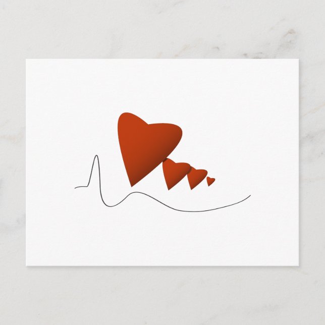 Postal Golpes de corazón (Anverso)