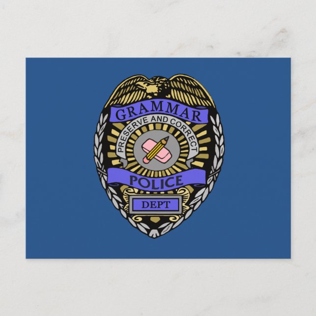 Postal Goma de borrar lápiz insignia del Departamento de  (Anverso)