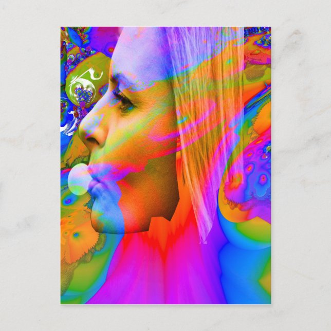 Postal Goma de burbuja (Anverso)