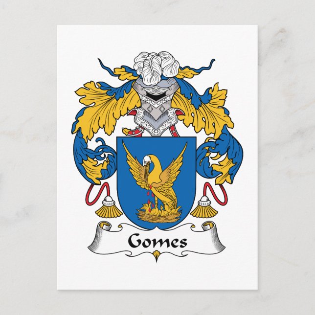 Postal Gomes Family Crest (Anverso)