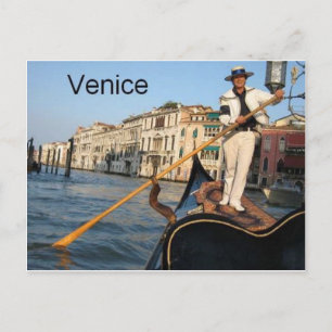 Postal Góndola de Venecia de Italia (St.K.