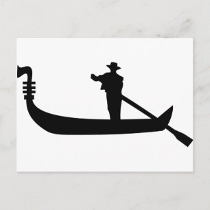 Postal góndola veneciana