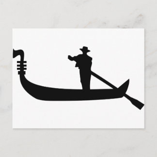 Postal góndola veneciana