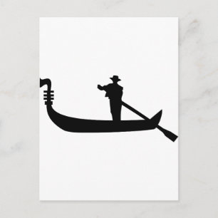 Postal góndola veneciana