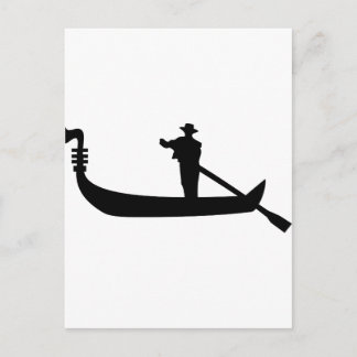 Postal góndola veneciana