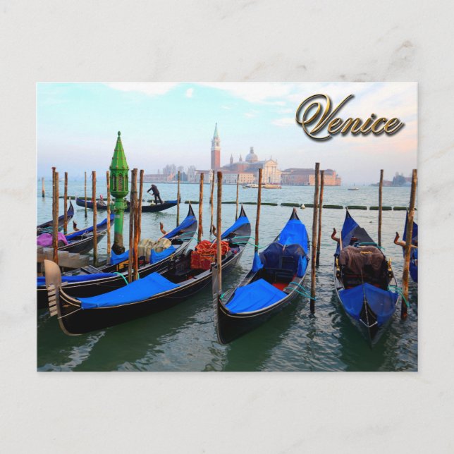 Postal Góndolas (Anverso)