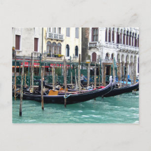 Postal Góndolas del Gran Canal