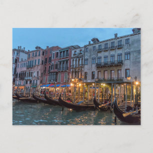 Postal Góndolas en Venecia Italia Foto