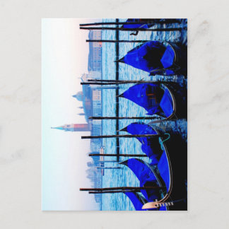 Postal Góndolas venecianas