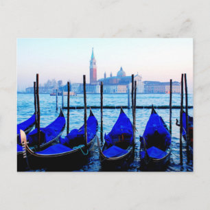 Postal Góndolas venecianas