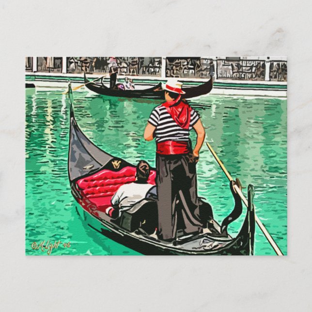 Postal Gondolier (Anverso)