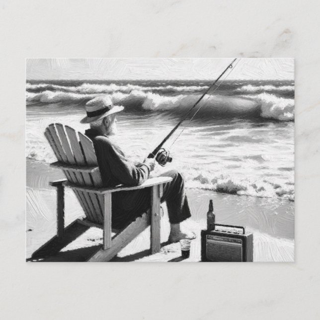 Postal Gone Fishin' (Anverso)