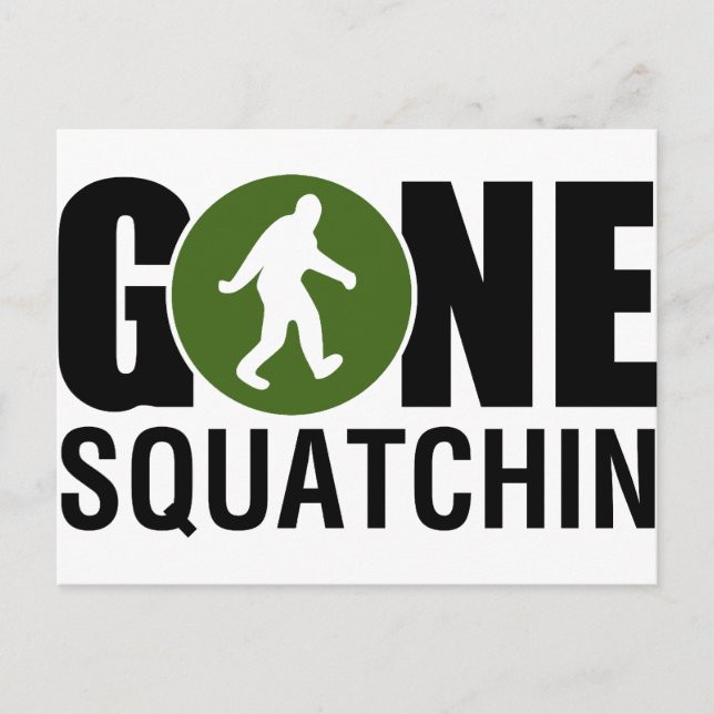 Postal Gone Squatchin (Anverso)