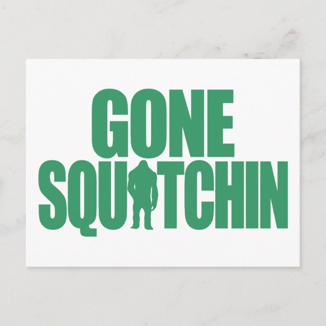 Postal Gone Squatchin (Anverso)