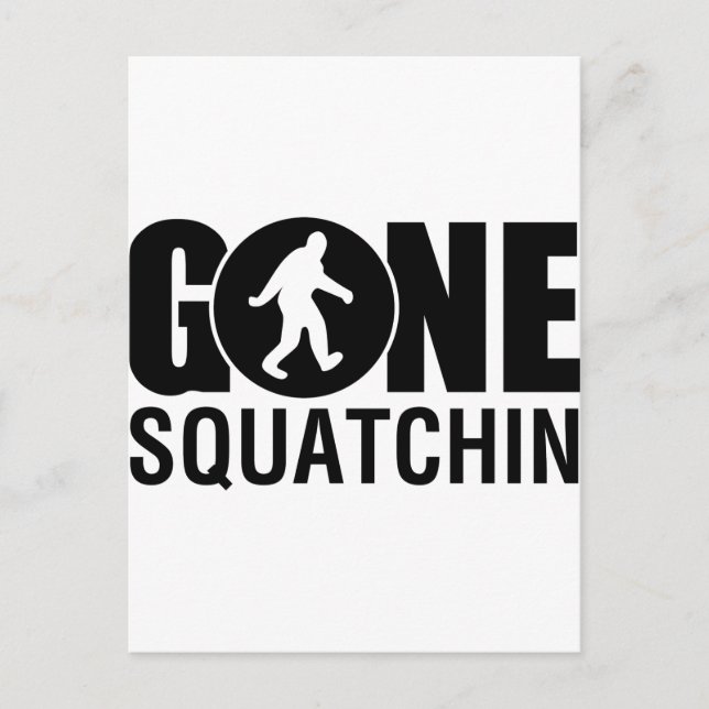 Postal Gone Squatchin (Anverso)