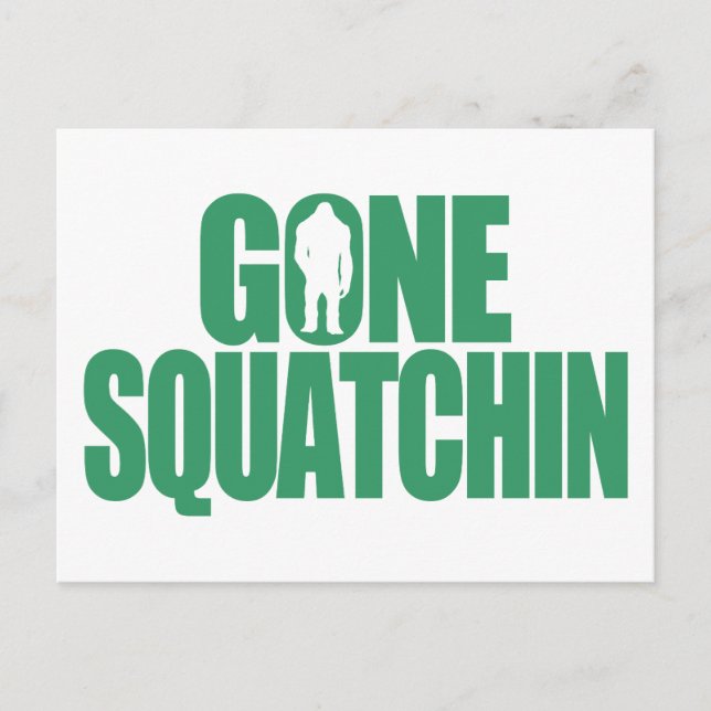 Postal Gone Squatchin (Anverso)