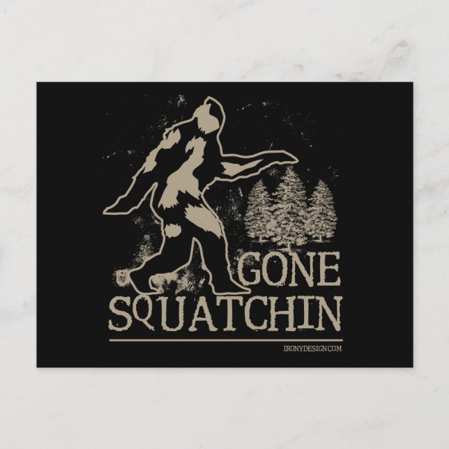 Postal Gone Squatchin (Anverso)