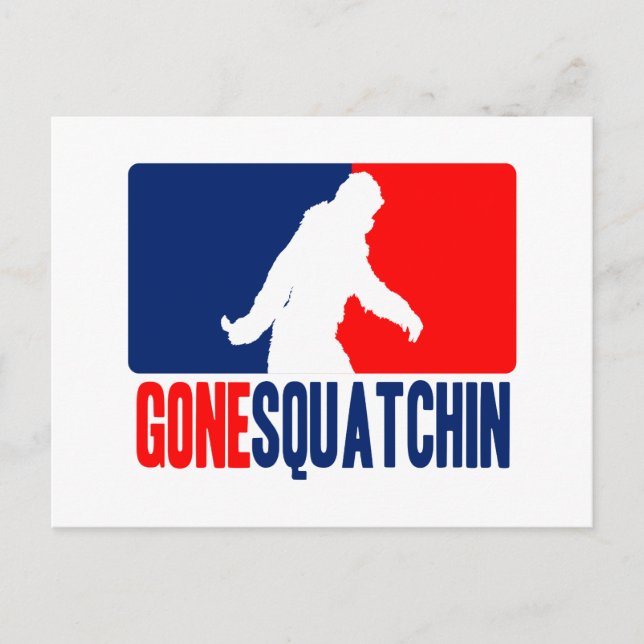 Postal Gone Squatchin League Style (Anverso)